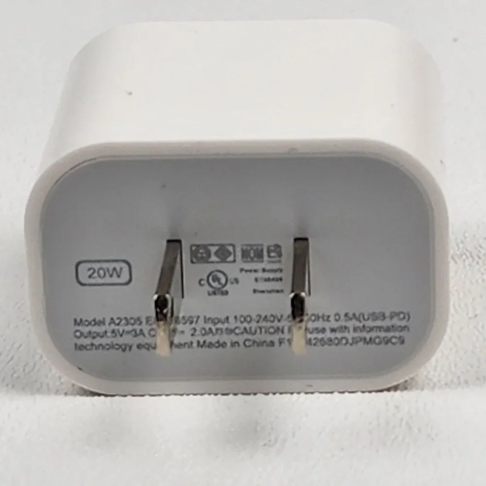 20W USB-C Wall Charger + USB-C to USB-C Cable 3ft – Generic - Fast Charging